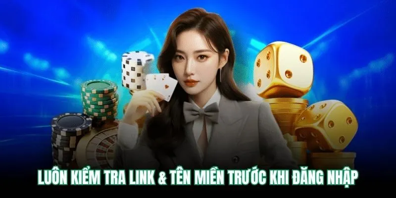 Luôn kiểm tra link & tên miền trước khi đăng nhập